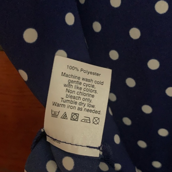 j crew | polka dot sleeveless shirt - Picture 9 of 9